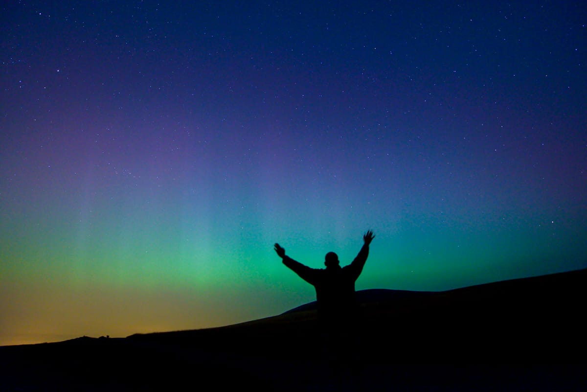 Northern Lights over Bowland