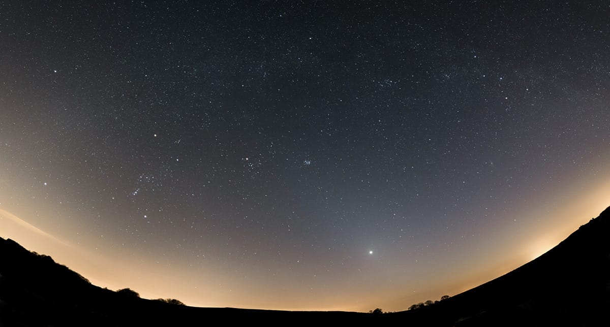 Orion and the Winter Milky Way